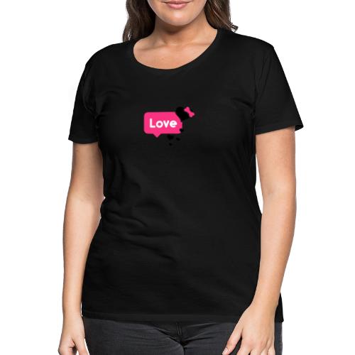 made of love f 3c, Baby liebe - Frauen Premium T-Shirt