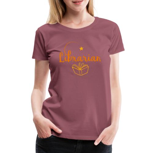 0327 Librarian Librarian Library Book - Women's Premium T-Shirt
