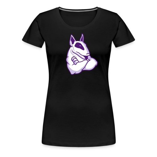 Bullterrier Maskottchen 3c - Frauen Premium T-Shirt
