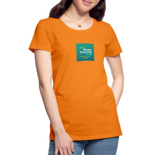 BasicIncomeWeek ProfielImageAlgemene - Vrouwen Premium T-shirt