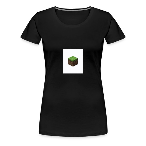 grass block minecraft - Vrouwen Premium T-shirt