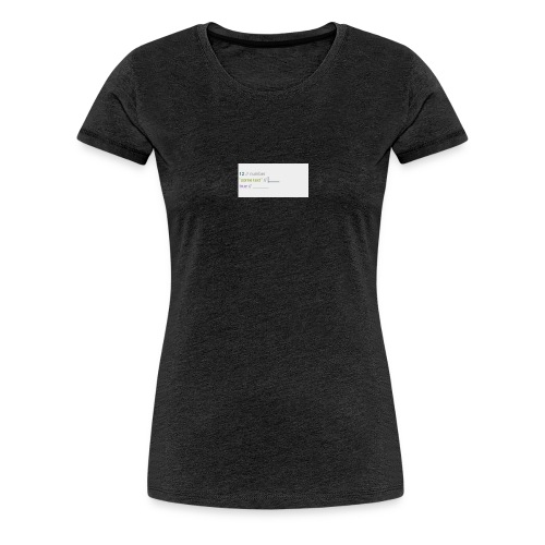 code - T-shirt Premium Femme