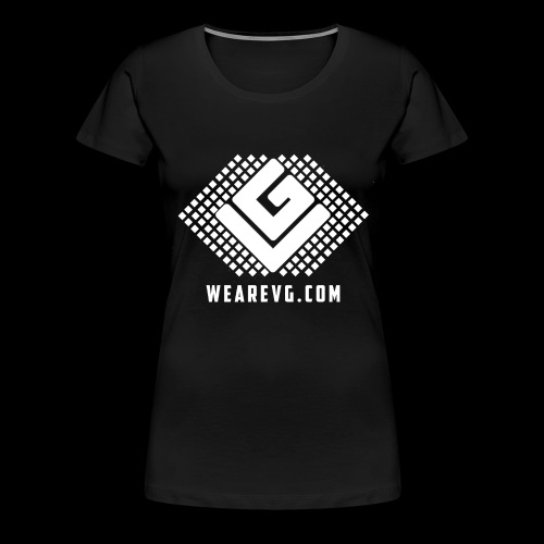 Logo-1 white - Women's Premium T-Shirt