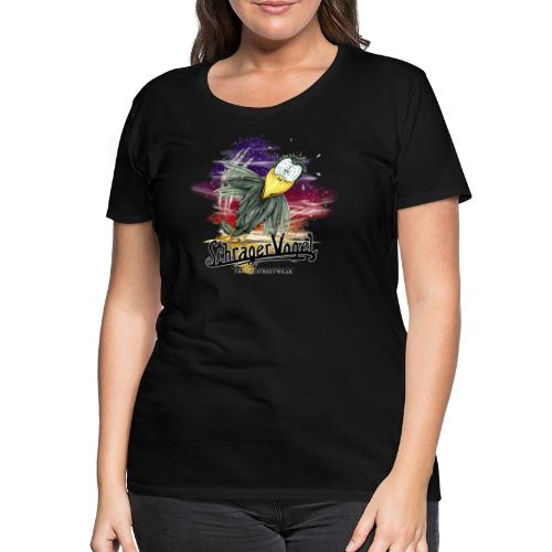 schräger Vogel - Frauen Premium T-Shirt