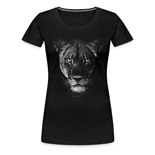 Löwin - Frauen Premium T-Shirt