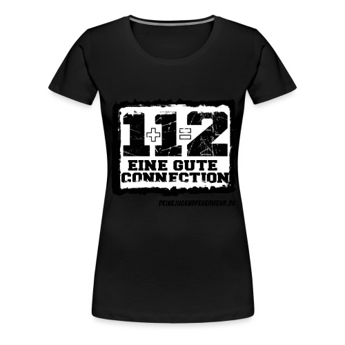 1+1=2 Logo - Frauen Premium T-Shirt