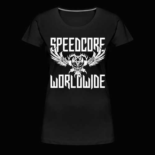 SPEEDCORE WORLDWIDE 2K19 - WHITE - Frauen Premium T-Shirt