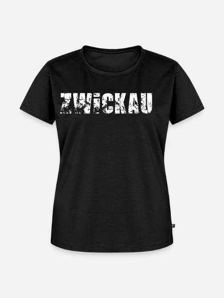 Zwickau - Frauen Premium Bio T-Shirt - Schwarz