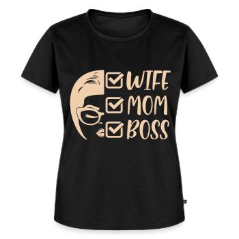 Drôle de citation sarcastique, drôle, citations, sarcastique, s - T-shirt Premium bio Femme - noir - Devant - Selfina (174cm)
