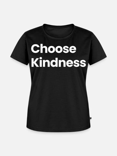 Wählen. Freundlichkeit - Frauen Premium Bio T-Shirt - Schwarz