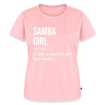 Samba - T-shirt Premium bio Femme - rose - Devant - AI Model Female 172 dark (172cm)