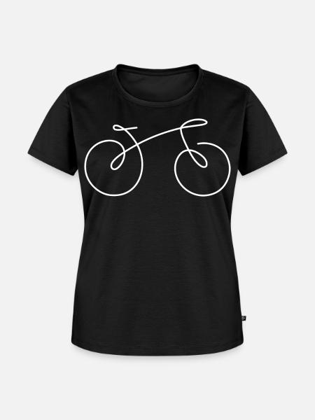 Fahrrad - Frauen Premium Bio T-Shirt - Schwarz