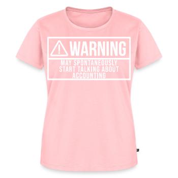 Buchhalter - Frauen Premium Bio T-Shirt - Rosa - Vorne - AI Model Female 172 dark (172cm)