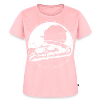 Pizza Piece Drawing - Women's Premium Organic T-shirt - rose - Front - AI Model Female 172 dark (172cm)