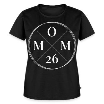 Mom 26 Baby Mutter Muttertag Geschenk Mama 2026 - Frauen Premium Bio T-Shirt - Schwarz - Vorne - Selfina (174cm)
