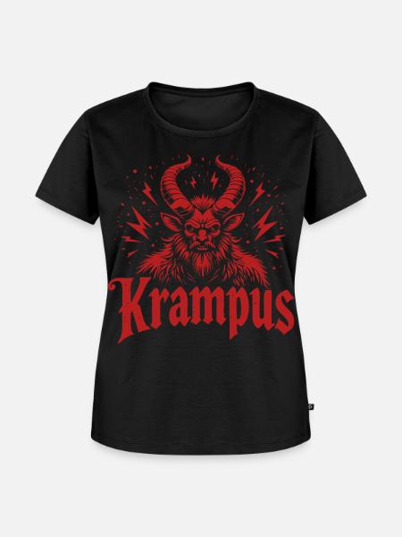 Krampus - Frauen Premium Bio T-Shirt - Schwarz