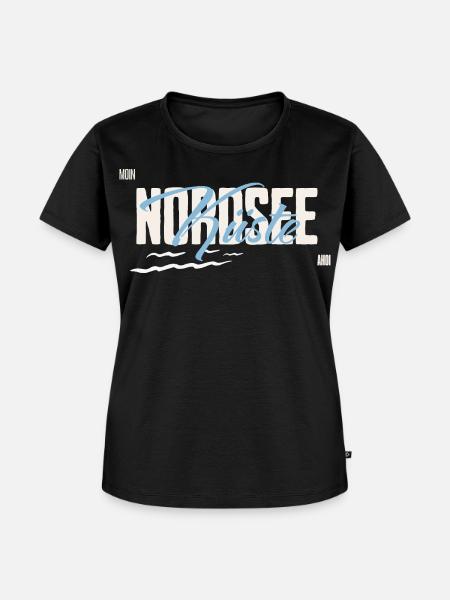 Nordsee - Küste - Frauen Premium Bio T-Shirt - Schwarz