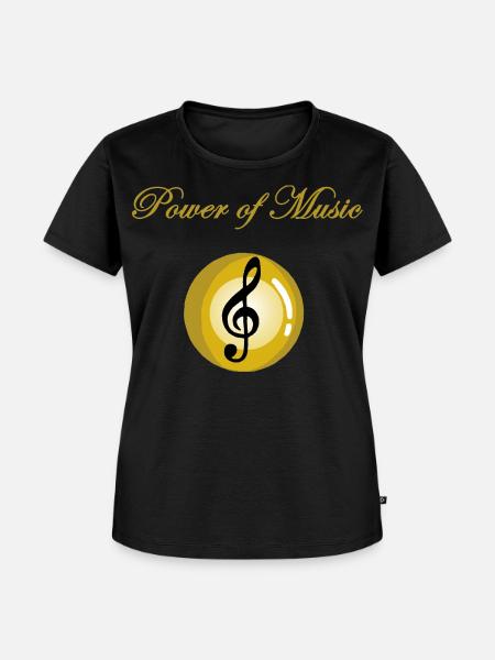 Das Juwel der Musik - Frauen Premium Bio T-Shirt - Schwarz