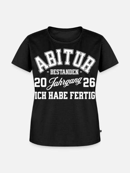Abi 2026 Abitur - Frauen Premium Bio T-Shirt - Schwarz