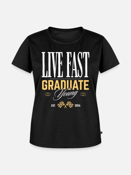 Graduate Young - Frauen Premium Bio T-Shirt - Schwarz