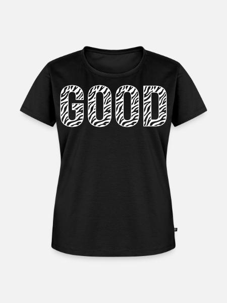 GOOD Zebramuster - Frauen Premium Bio T-Shirt - Schwarz