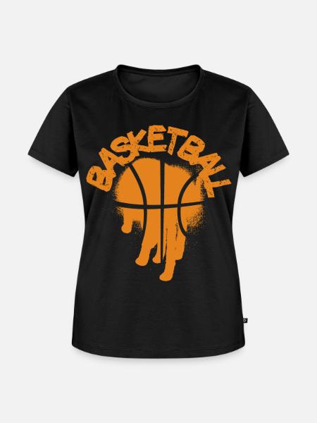 Basketball - Frauen Premium Bio T-Shirt - Schwarz