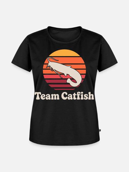 Team Catfish - Frauen Premium Bio T-Shirt - Schwarz