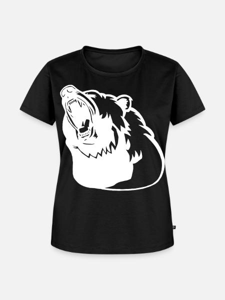 Das Erwachen des Eisbären - Frauen Premium Bio T-Shirt - Schwarz