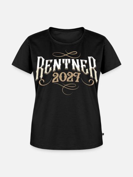 Rentner 2027 - Frauen Premium Bio T-Shirt - Schwarz