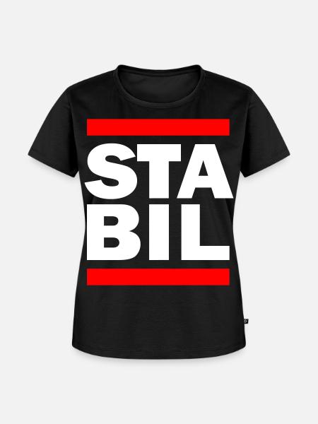 STABIL - BARS - Frauen Premium Bio T-Shirt - Schwarz