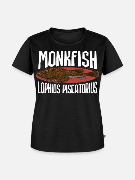 Tiefsee Monster - Seeteufel - Frauen Premium Bio T-Shirt - Schwarz