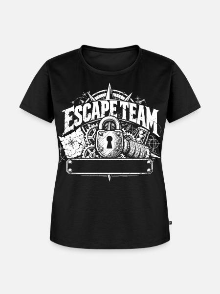 Escape Team - Frauen Premium Bio T-Shirt - Schwarz