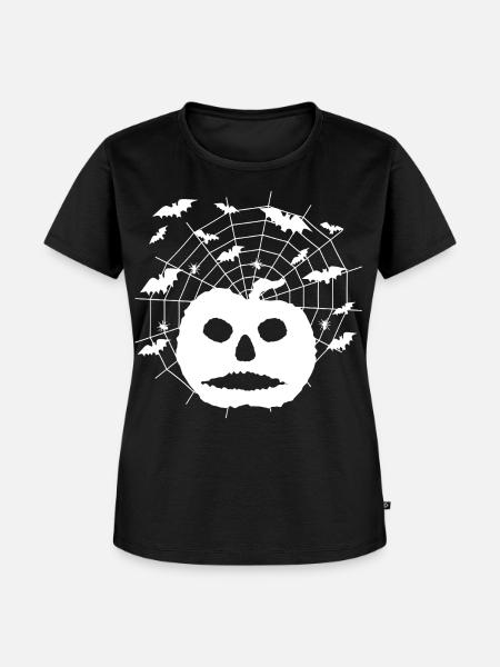 Halloween - Frauen Premium Bio T-Shirt - Schwarz