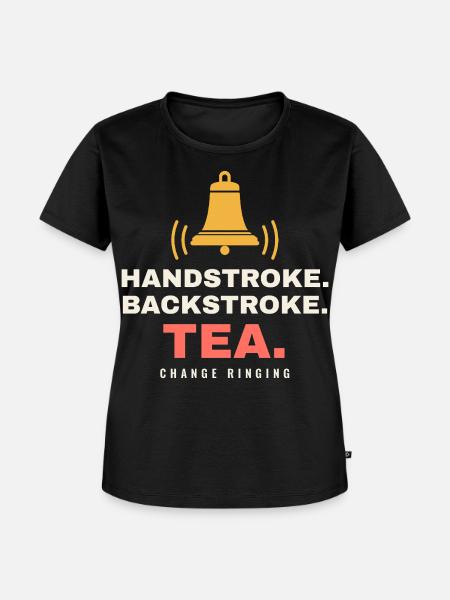 Handschwimmen Rückenschwimmen Tee - Frauen Premium Bio T-Shirt - Schwarz