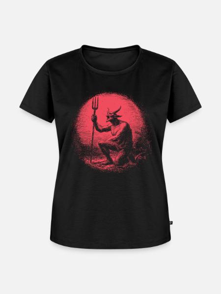 Der Teufel - Frauen Premium Bio T-Shirt - Schwarz