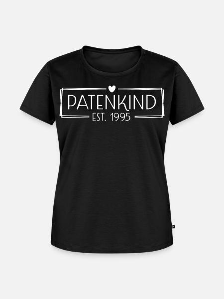 Patenkind est. 1995 - Frauen Premium Bio T-Shirt - Schwarz
