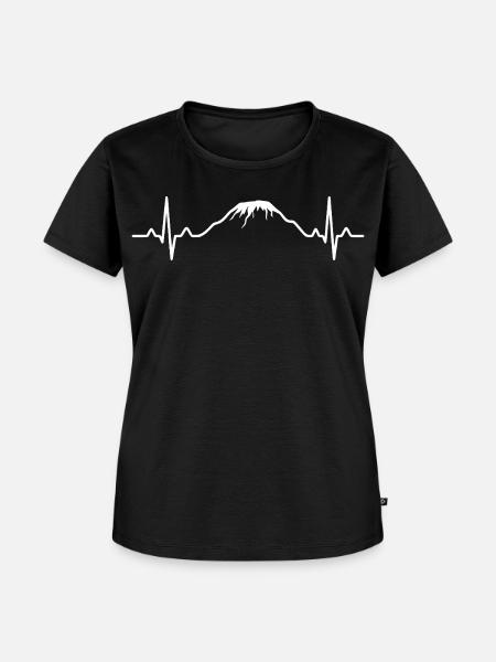 Kilimanjaro Kilimandscharo - Frauen Premium Bio T-Shirt - Schwarz