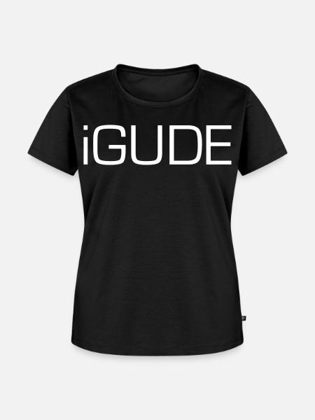 Hessisch - iGude - Frauen Premium Bio T-Shirt - Schwarz