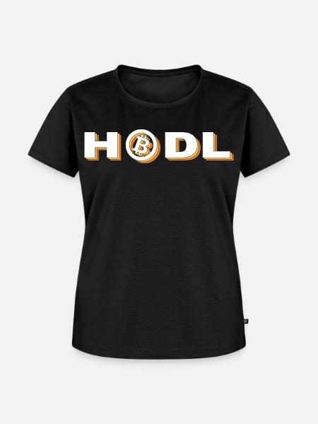 Bitcoin - Hodl - Frauen Premium Bio T-Shirt - Schwarz