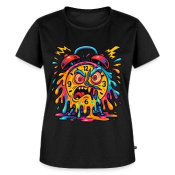 Melting Time - Women's Premium Organic T-shirt - black - Front - Selfina (174cm)