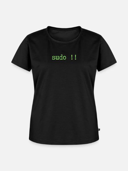 sudo - Frauen Premium Bio T-Shirt - Schwarz