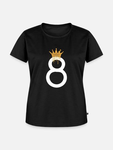 8 - Frauen Premium Bio T-Shirt - Schwarz