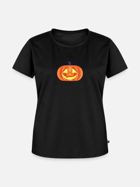 Jack O'Lantern - Halloween - Frauen Premium Bio T-Shirt - Schwarz