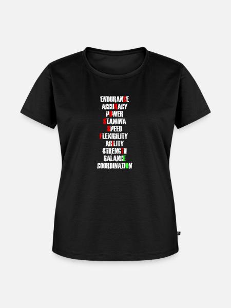 Physical Skills - Frauen Premium Bio T-Shirt - Schwarz