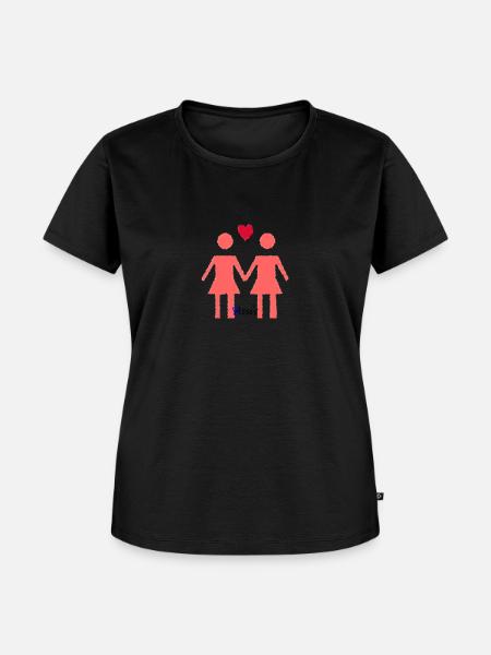 lesbian - Women's Premium Organic T-shirt - black