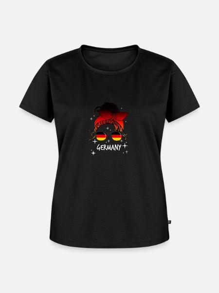 Deutschland - Frauen Premium Bio T-Shirt - Schwarz