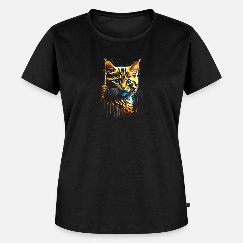 KITTEN - Women's Premium Organic T-shirt - black