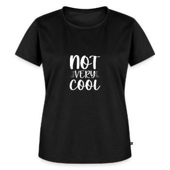Pas cool pas cool - T-shirt Premium bio Femme - noir - Devant - Selfina (174cm)
