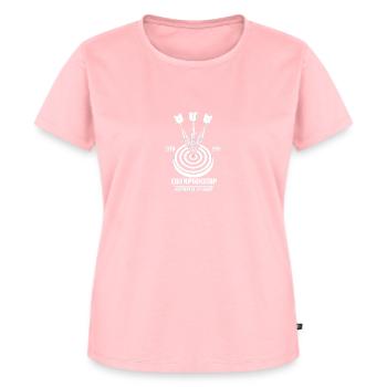 Darts Kampioenschap Wit - Vrouwen Premium Bio T-shirt - roze - Voor - AI Model Female 172 dark (172cm)