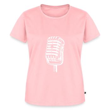 Microphon Design - Frauen Premium Bio T-Shirt - Rosa - Vorne - AI Model Female 172 dark (172cm)